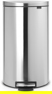 Brabantia FlatBack pedal + Silent 30l, matt steel - Rubbish Bin