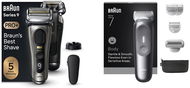 Braun Series 9 PRO+ Tmavě šedý + Braun 7 BG7550 - Sada
