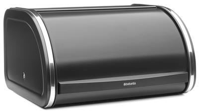 Brabantia Roll Top kenyértartó, közepes, Matt Black