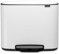 Brabantia Bo Pedal Bin 11 + 23l, White - Rubbish Bin