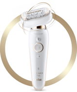 Braun Silk-épil 9 Flex 9-001 Epilator For Women, Flexible Head, White/Gold - Epilator