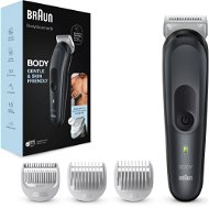 Braun Bodygroomer 3 BG3350 für Herren mit Aufsatz für empfindliche Haut - schwarz/grau - Rasierer