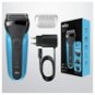 Holicí strojek Braun Series 3 Shave&Style 310BT, wet & Dry, černý/modrý - Holicí strojek
