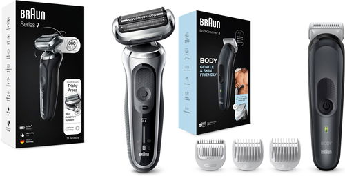 Braun Series 7 71-S1000s Elektrický Holicí Strojek + Braun Sada Pro Péči O Tělo 3 BG3350 pro muže - Holicí strojek - Hlavní obrázek
