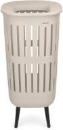Brabantia Collect-It Hi Laundry Basket, 55L, Soft Beige - Laundry Basket