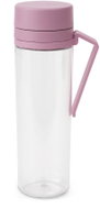 Brabantia Make & Take Water Bottle with Infuser, Lilac Pink - Drinking Bottle