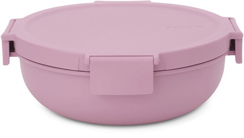 Brabantia Make & Take Salad Bowl, 1.3L – Lilac Pink - Small Bowl - Main image
