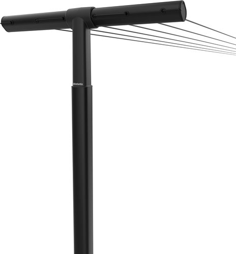 Brabantia HangOn Washing Line with Bars, 50m - Black - Laundry Dryer - Main image