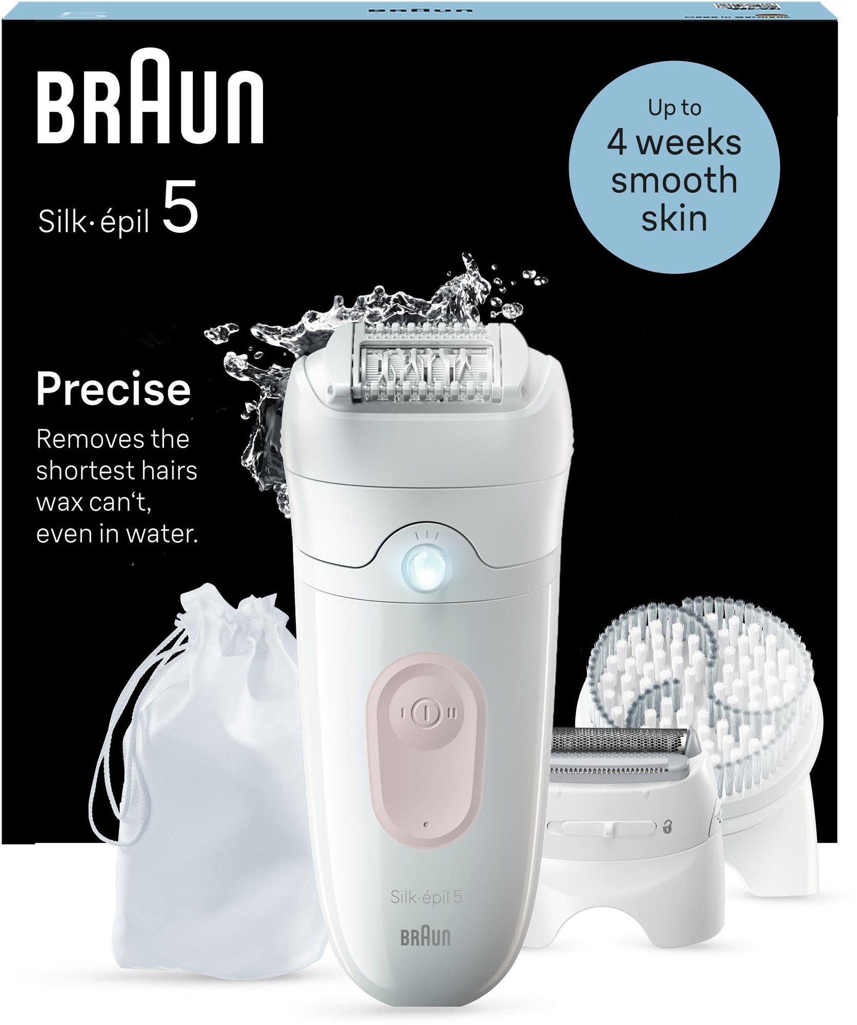 Braun Silk-épil 5 5-060, Fehér/Rózsaszín