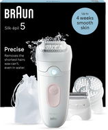 Braun Silk·épil 5 5-060, Biely/Ružový - Epilátor