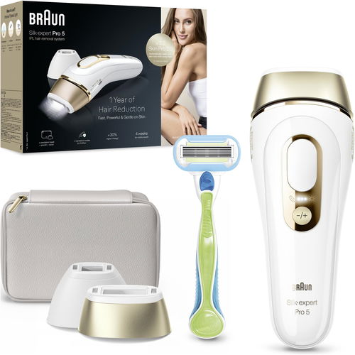 Braun IPL Silk·expert Pro 5 PL5152 + puzdro a 2 hlavice - IPL epilátor - Hlavný obrázok