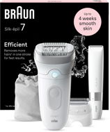 Braun Silk·épil 7 7-441, Bílý/Stříbrný - Epilator