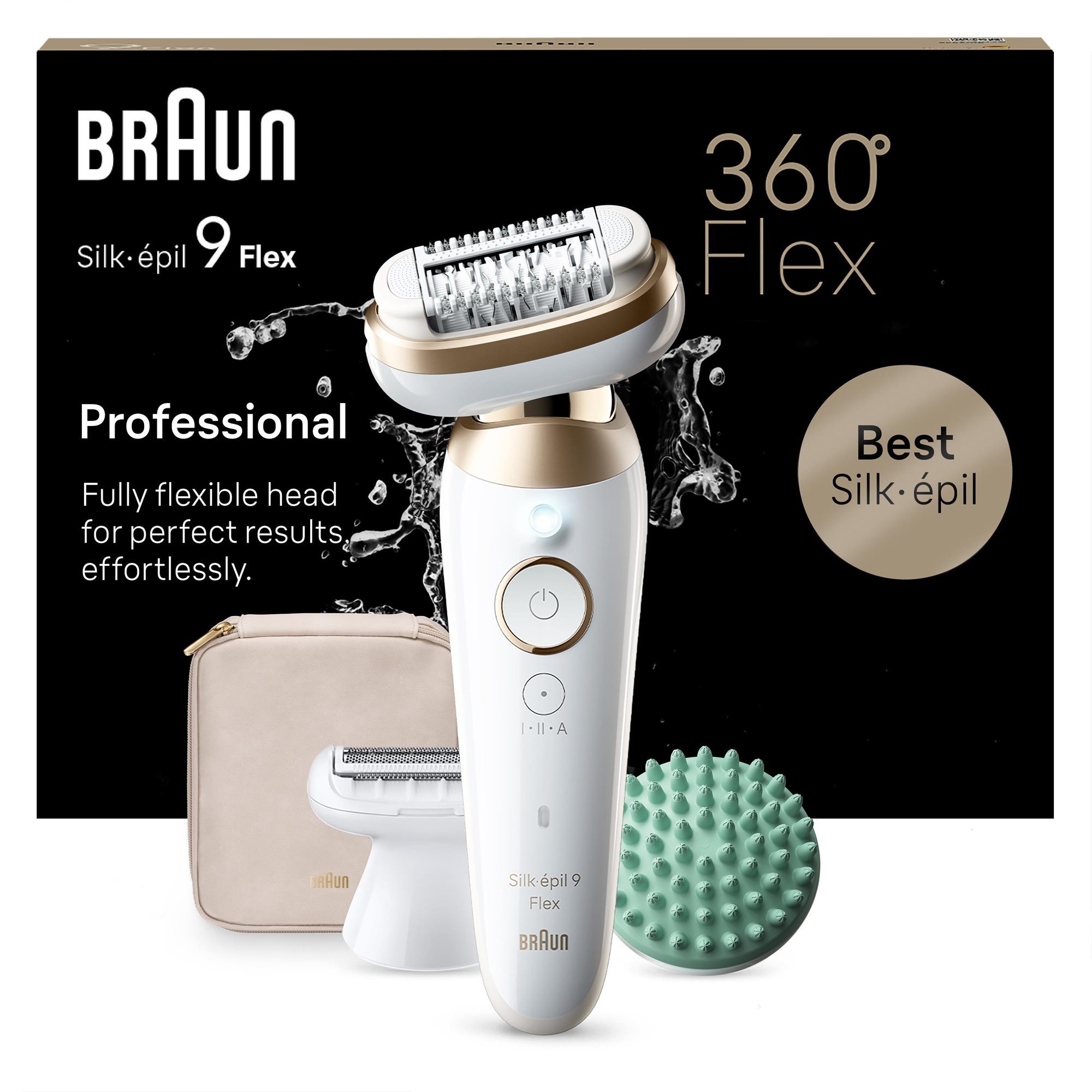 Braun Silk-épil 9 Flex 9-071 3D, fehér/arany