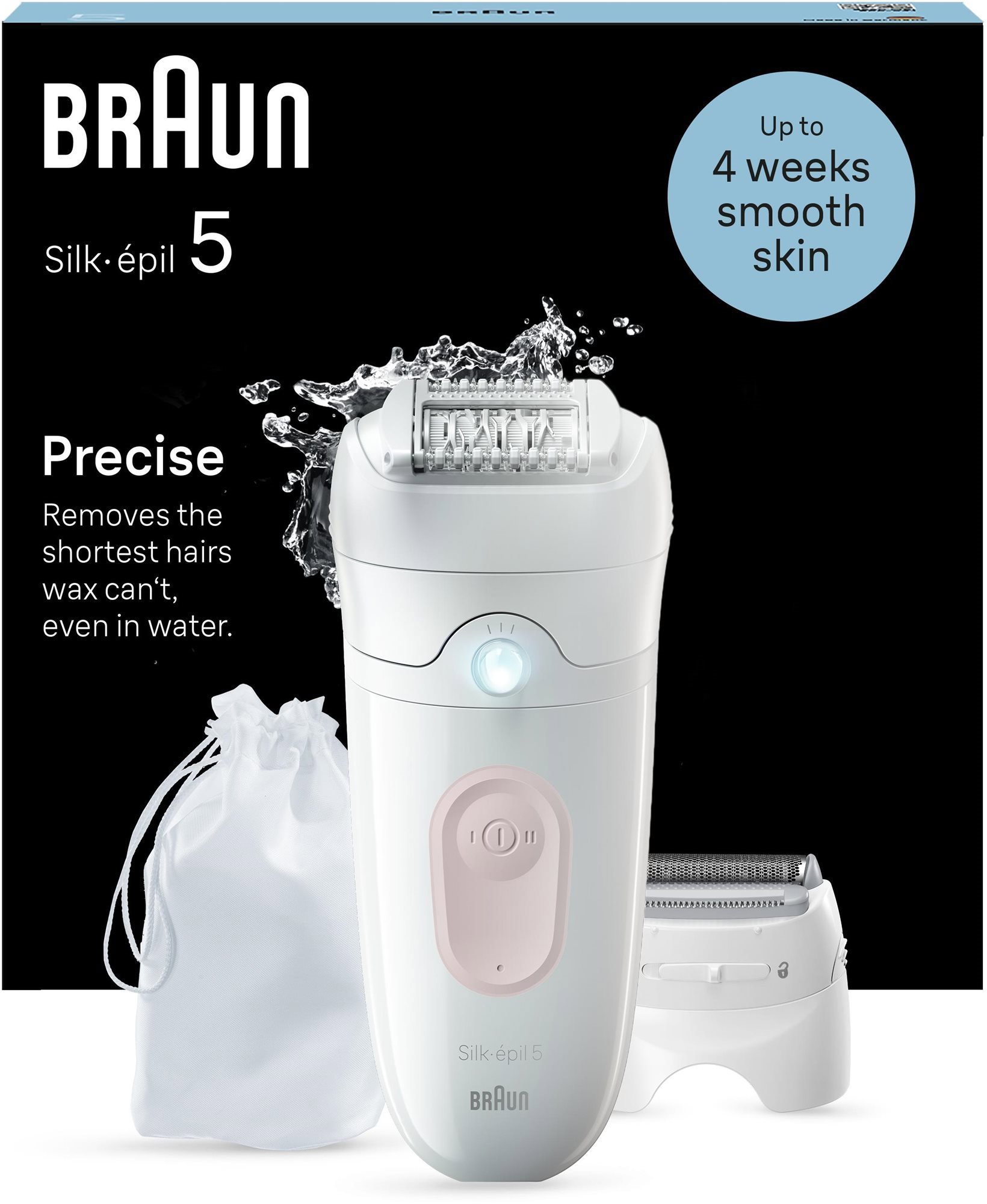 Braun Silk-épil 5 5-030 Fehér/Rózsaszín