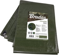 BRADAS Cover tarpaulin green with eyelets 3×5m 160g/m2 - Tarp Cover