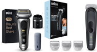 Braun Series 9 PRO+ Wet&Dry + Braun Körperpflege-Set 3 BG3350 für Männer - Rasierer