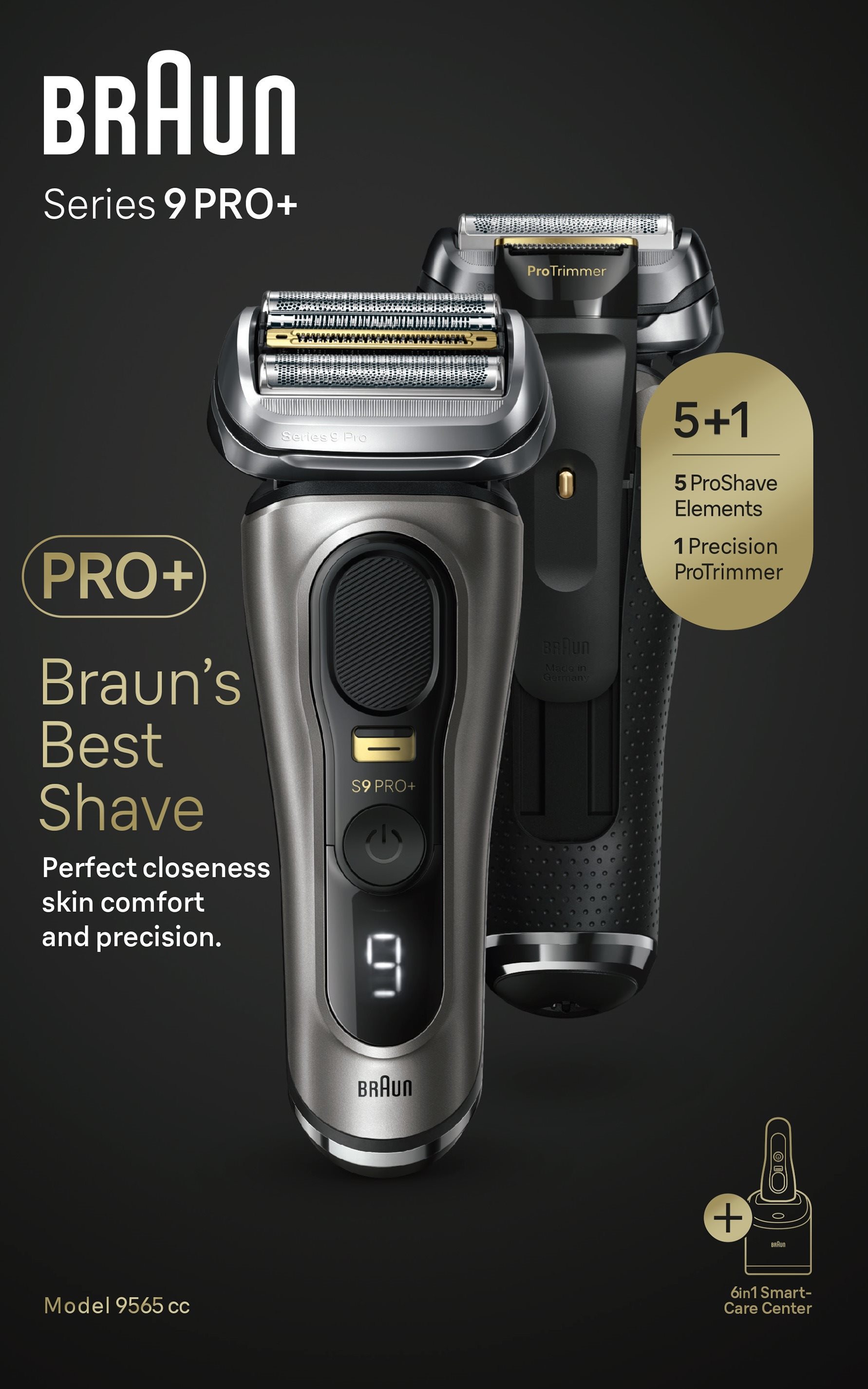 Braun Series 9 PRO+ Wet & Dry + Braun Series 7 HC7390 hajvágó képe