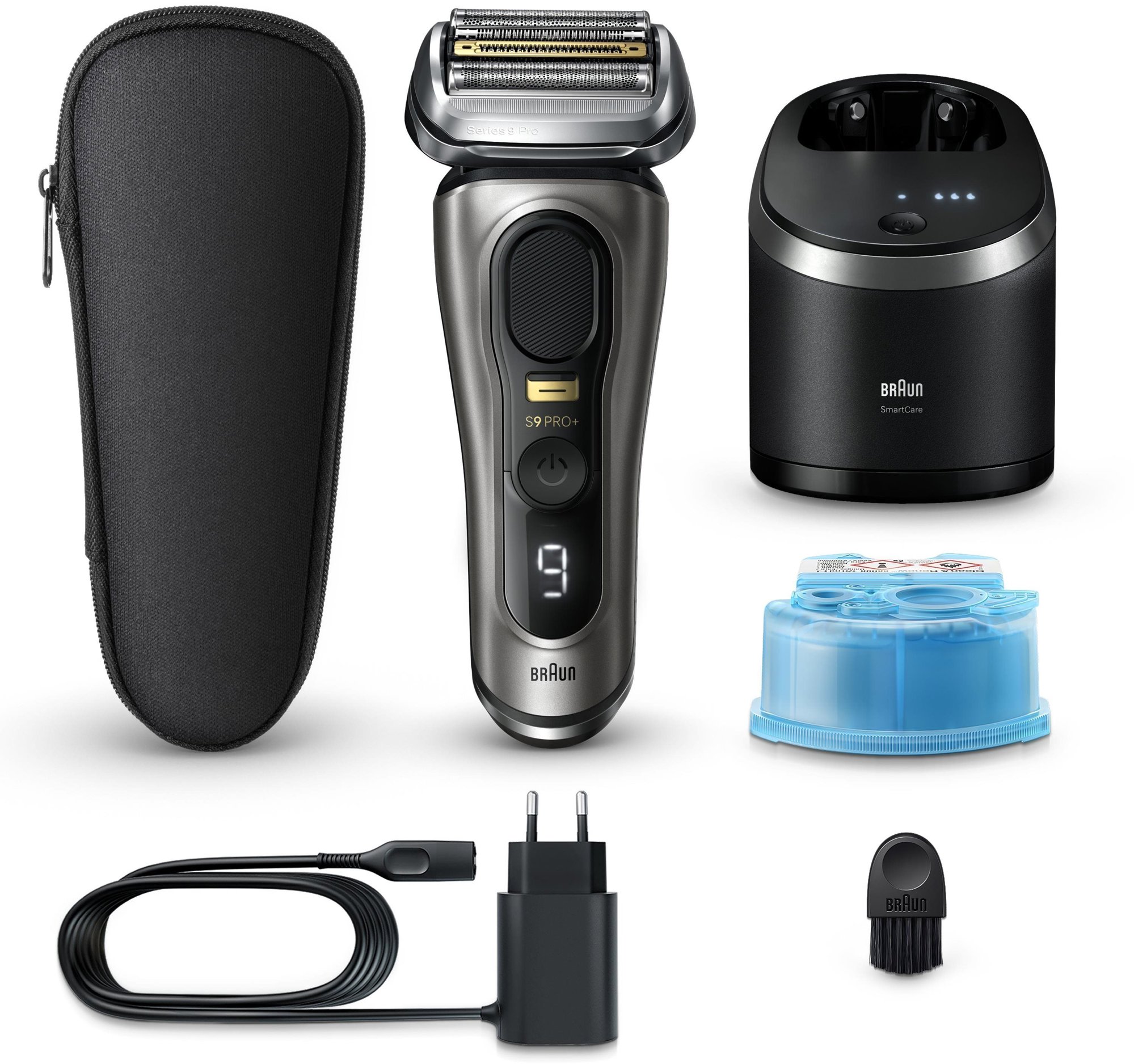 Braun Series 9 PRO+ Wet & Dry + Braun All-In-One Series 7 MGK7491 trimmer, 17in1