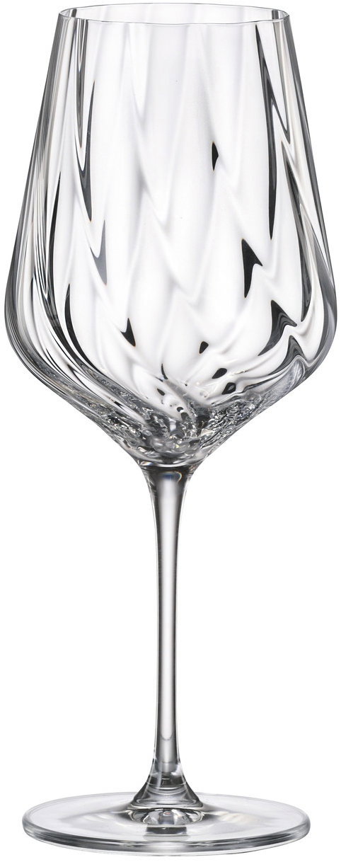 BOHEMIA ROYAL CRYSTAL Crystal Winestar Spirale vörösboros készlet, 620 ml, 6 darab
