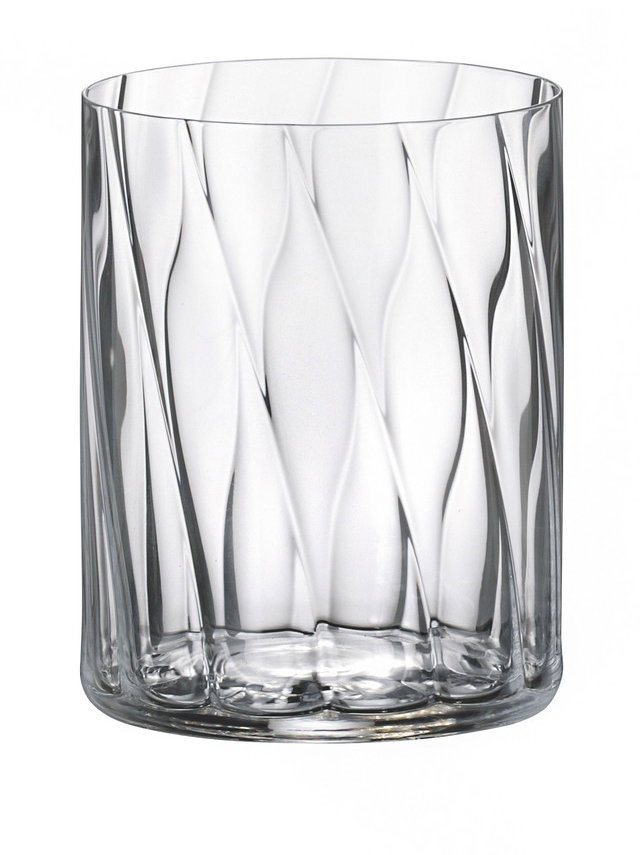 BOHEMIA ROYAL CRYSTAL Anita Spirale 390 ml, vizespohár készlet, 6 darab