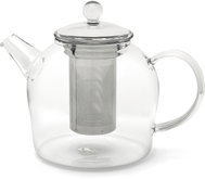 BREDEMEIJER Minuet Santhee Teapot, Transparent Glass, Volume 0.50 Litres, Height 140mm - Tea Kettle