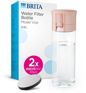 Vízszűrő palack BRITA Fill&Go Vital 0,6 l sárgabarack + 2 × microdisc, 2024 - Filtrační láhev