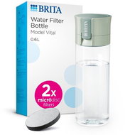 Vízszűrő palack BRITA Fill&Go Vital 0,6 l zöld + 2 × microdisc, 2024 - Filtrační láhev