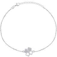 Brilio Silver BRC69W Quatrefoil with cubic zirconia (Ag 925/1000, 1,84 g) - Bracelet
