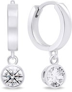 Brilio Silver EA640W rings with cubic zirconia (Ag 925/1000, 2,8 g) - Earrings