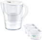 BRITA Marella XL 3,5 l weiß + 3 Stück MX Pro PO 2024 - Filterkanne