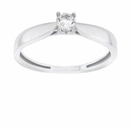 Brilio Silver Silver Engagement Ring GR114W 58 mm (Ag925/1000, 1,54 g) - Ring