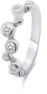Brilio Silver Silver ring with cubic zirconia RI060W (Ag925/1000, 2,58 g) - Ring