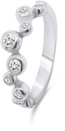 Brilio Silver Silver ring with cubic zirconia RI060W 52 mm (Ag925/1000, 2,58 g) - Ring