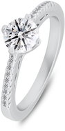 Brilio Silver Silver ring with cubic zirconia RI134W 60 mm (Ag925/1000, 2,28 g) - Ring