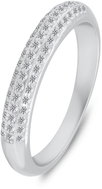 Brilio Silver Silver ring with sparkling cubic zirconia RI135W (Ag925/1000, 1,84 g) - Ring