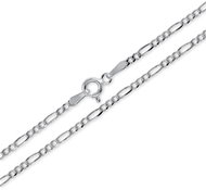 Brilio Silver Silver Bracelet Figaro 19 cm 461 086 00165 04 (Ag925/1000, 2,07 g) - Bracelet