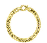 Brilio Silver Gold plated bracelet BRC98Y (Ag925/1000, 9,22 g) - Bracelet