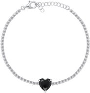 Brilio Silver Silver tennis bracelet with cubic zirconia BRC142WBC (Ag925/1000, 4,24 g) - Bracelet