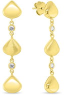 Brilio Silver Gold plated dangle earrings EA1038Y (Ag925/1000, 3,95 g) - Earrings