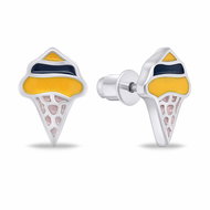 Brilio Silver Silver Earrings Ice Cream EA1084W (Ag925/1000, 1,96 g) - Earrings