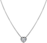 Brilio Silver Heart Necklace NCL26W (Ag 925/1000, 0,28 g) - Necklace