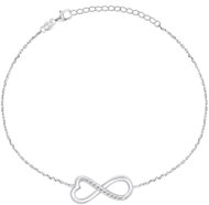 Brilio Silver Fashion silver bracelet with cubic zirconia BRC47W (Ag 925/1000, 2,2 g) - Bracelet