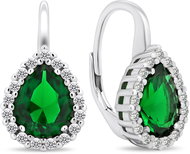Brilio Silver Timeless silver earrings with cubic zirconia EA425WG (Ag 925/1000, 4,62 g) - Earrings