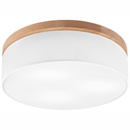 Brilagi - BELLADONNA 3×E27 diameter 50 cm white/oak - Ceiling Light
