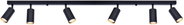 Brilagi Spot luminaire Sele 6xGU10/35W/230V black/gold - Spot Lighting