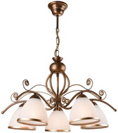 Brilagi LED Chandelier on chain ANTICO 5× E27 60 W bronze patina - Chandelier