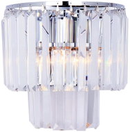 Brilagi LED Crystal wall lamp MOZART 2× E14 40 W glossy chrome - Wall Lamp
