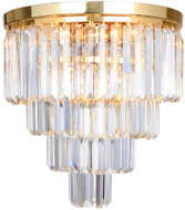 Brilagi LED Crystal ceiling light MOZART 5× E14 40 W gold - Ceiling Light