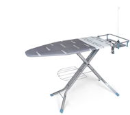 BRILANZ PROFESSIONAL Žehlicí prkno 130 × 48 cm stříbrné - Ironing Board