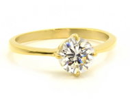 BRUNO Gold with a stone, size 8 (EU 56.5–58.5) - Ring